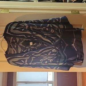 BCBG Woman's Top Sz Med, Blue